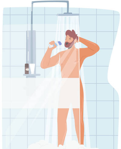 Chanter sous la douche 1