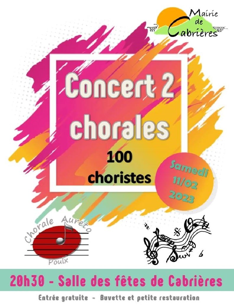 Concert 2 chorales Fév 2023
