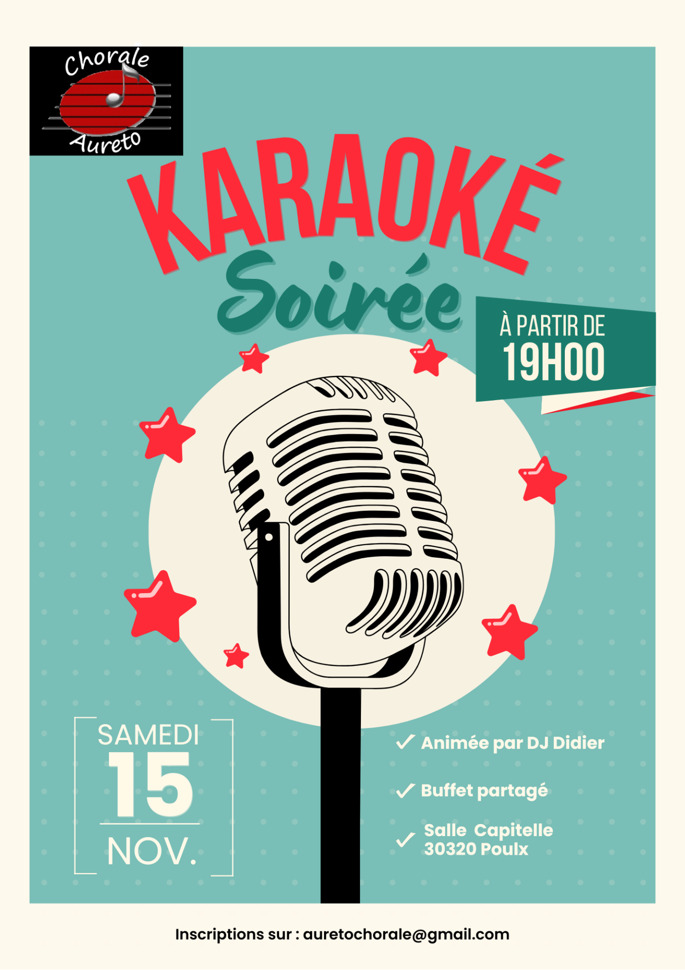Soiree karaoke 15 11 2025